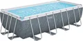 Produktbild: Power Steel™ Solo Pool ohne Zubehör 488 x 244 x 122 cm, Marmor-Optik (Schiefergrau), eckig