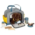 Produktbild: small foot Hund mit Tasche und Pflege-Set in Braun - ab 2 Jahren