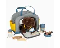 Produktbild: Small Foot Lernspielzeug Hund mit Tasche und Pflege-Set (Hund mit Tasche und Pflege-Set, 14-St), Haustierset für tierliebe Kinder