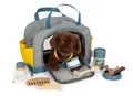 Produktbild: Hund mit Tasche und Pflege-Set