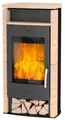 Produktbild: Fireplace Kaminofen »Santiago Sandstein«, 6,2 kW, Zeitbrand, Tee- und Holzfach