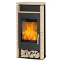 Produktbild: Fireplace Kaminofen Santiago 530mm 367mm 1050mm 111kg