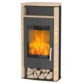Produktbild: Fireplace Santiago Kaminofen Stahl Schwarz | Sandstein 6 kw