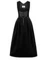 Produktbild: Stockerpoint Damen Amber Maxi Maxi Dirndl ohne Schürze, schwarz, 46