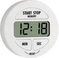 Produktbild: Digitaler Timer und Stoppuhr, 38.2022.02, klein und handlich, magnetisch, mit Me