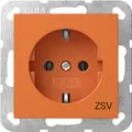 Produktbild: Steckdose Zusätzliche Sicherheitsversorgung Steckdose Typ F 16 Ampere 250 Volt Schutzkontakt Steckdose orange, Retail