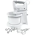 Produktbild: BOSCH Handmixer MFQ36460 Set mit Rührschüssel 450Watt weiß/grau
