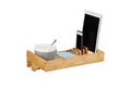 Produktbild: relaxdays Nachttisch Bettablage Bambus mit Organizer