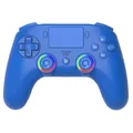 Produktbild: SUBSONIC - Kabelloser Controller für PS4 / Playstation 4 - Bluetooth-Controller mit LED, Vibration und Gaming-Headset-Anschluss – Blau
