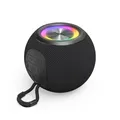 Produktbild: 188237 Ball Shape 5 W Bluetooth Lautsprecher Laufzeit bis 10 h (Schwarz)