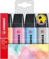 Produktbild: STABILO® BOSS ORGINAL PASTEL TEXTMARKER 4 STIFTE IM ETUI NEU OVP