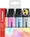 Produktbild: Textmarker - STABILO BOSS ORIGINAL Pastel - 4er Pack - sanftes Orange, himm ...