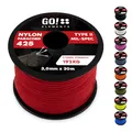 Produktbild: Paracord 425 Typ II | ø 3mm - 9 Kerne - max. 192 kg | 100% Nylonschnur, Allzweckseil - reißfest | Nylonseil, Armband, Hundeleine, Survival & Outdoor Seil
