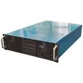 Produktbild: RealPower RPS19-G3380 - 48,3 cm (19 Zoll) Server-Gehäuse ohne Netzteil (ATX, LCD-Display, 2X 5,25 Externe, 3X 3,5 interne, 2X USB 3.0) schwarz