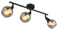 Produktbild: GLOBO GLYPTAR Strahler Metall schwarz matt, 3x E14 - Deckenleuchte für Innenräum