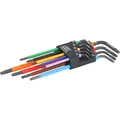 Produktbild: Bahco Multicolour TORX Winkelschraubendreher-Satz, Sechskant, T8-T40, 9-teilig (C1997TORX/9P)