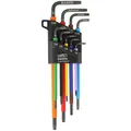 Produktbild: Bahco Winkelschlüsselsatz Multicolour TORX® mit Farbcodierung 9 teilig