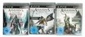 Produktbild: 🎮⚪️🟢⚫️ 3x Assassin's Creed Spiele | Teil 3/III + Rogue + Black Flag | PS3