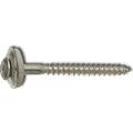Produktbild: Spenglerschrauben Edelstahl 4.5x35 mm; 100 Stück; mit Dichtscheibe D = 15 mm; A2 Spengler Schrauben; Torx Antrieb TX20