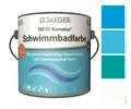 Produktbild: Jaegerlacke Lack Kronalux Schwimmbadfarbe 780cc Poolfarbe Schwimmbeckenfarbe, für mineralische Untergründe, geeignet für Fischbecken