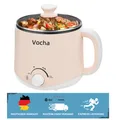 Produktbild: Vocha 1.6L Elektrischer Hot Pot mit Warmhaltefunktion – Tragbarer Multikocher