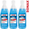 Produktbild: 3x Sonax Antifrost+Klarsicht Konzentrat Citrus Frostschutz Flasche Schutz 250ml