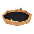 Produktbild: Sandkasten Buddelkasten Garten-Sandbox 4 Sitzbänke 400 l Volumen Holz-Sandkiste