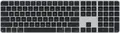 Produktbild: Apple Magic Keyboard with Touch ID and Numeric Keypad - Tastatur - USB-C - kabellos - Bluetooth - QWERTY - US-Englisch - schwarze Tasten (MXK83LB/A)