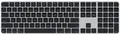 Produktbild: Apple Magic Keyboard 2024 mit Touch ID, schwarze Tasten - US