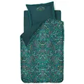 Produktbild: Pip Studio Bettwäsche Forest Findings Grün Blumen Blüten Vögel Tiere Früchte Wald Perkal, Größe:155 cm x 220 cm