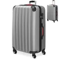 Produktbild: DeubaXXL DE Hartschalenkoffer XL Rollen 360º Reisekoffer 90L Silber ABS 103081