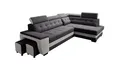 Produktbild: robin Ecksofa Grand Ecksofa mit Bettfunktion Kopfstützen Schlafsofa mit Bettkasten