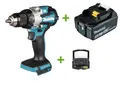 Produktbild: Makita DDF489Z 18V Akku-Bohrschrauber DDF489 73Nm Neu + 1xAkku 5Ah + Bitset 32t.