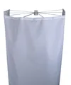 Produktbild: RIDDER Ersatzduschvorhang Textil Ombrella weiß 210x180 cm Duschvorhang, Stoffvor