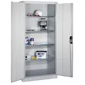 Produktbild: CP Stahlschrank 8922-052 S10160 lichtgrau 4 Fachböden 93,0 x 60,0 x 195,0 cm, aufgebaut, 1 St.