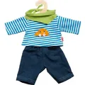 Produktbild: Heless Puppenkleidung Puppen-Jeans mit Streifenshirt, Gr. 35-45 cm