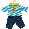 Produktbild: Puppen-Jeans mit Streifenshirt, Gr. 35-45 cm