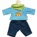 Produktbild: Puppen-Jeans mit Streifenshirt, Gr. 35-45 cm