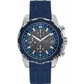 Produktbild: Guess Herrenuhr Quartz Silber Blau