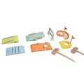 Produktbild: Classic World Mini-Golf Set aus Holz 11 Teile - Holzspielzeug für Kinder ab 3 Jahren - Indoor und Outdoor - für Mädchen und Jungen - 2 Golfschläger und 2 Bälle