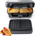 Produktbild: 1200W Sandwichmaker 3 IN 1, 5-Gang-Temperaturregelung Waffeleisen Sandwichtoa...