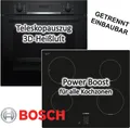 Produktbild: HERDSET Bosch Backofen Teleskopauszug + Induktionskochfeld autark 60 cm NEU