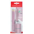 Produktbild: FABER-CASTELL GRIP 2001 Bleistift-Set B rose shadow, 1 Set