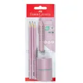 Produktbild: FABER-CASTELL GRIP 2001 Bleistift-Set B rose shadow, 1 Set
