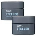 Produktbild: GLYNT Steeler Pomade 2 x 75 ml wasserbasierte Pomade extra starker Halt Set