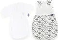 Produktbild: Träumeland Babyschlafsack Set Tropfen schwarz (Packung, 3 tlg., 3er-Pack)