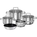 Produktbild: RÖSLE Kochtopf Suppentopf Topf-Set Moments 5-tlg. Edelstahl inkl. Pfanne 24 cm