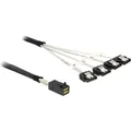 Produktbild: Delock Festplatten Anschlusskabel [1x Mini-SAS-Buchse (SFF-8643) - 4x SATA-St...