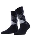 Produktbild: Burlington Damen Socken Whitby W So weich und warm gemustert 1 Paar, Blau Marine 6120, 36-41