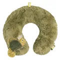 Produktbild: Fehn Nackenstütze Chamäleon – Nackenkissen mit Tierapplikation – Ergonomische Form des Nackenhörnchens stützt, entlastet und bietet sicheren Halt in Auto, Babyschale oder Kinderwagen